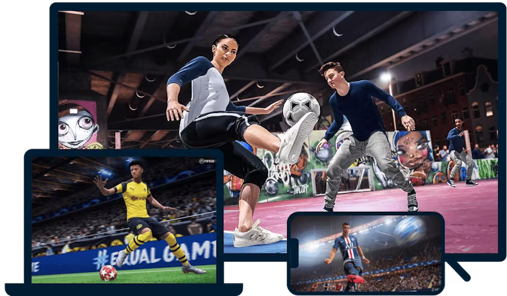 FIFA na r&oacute;żnych urządzeniach.